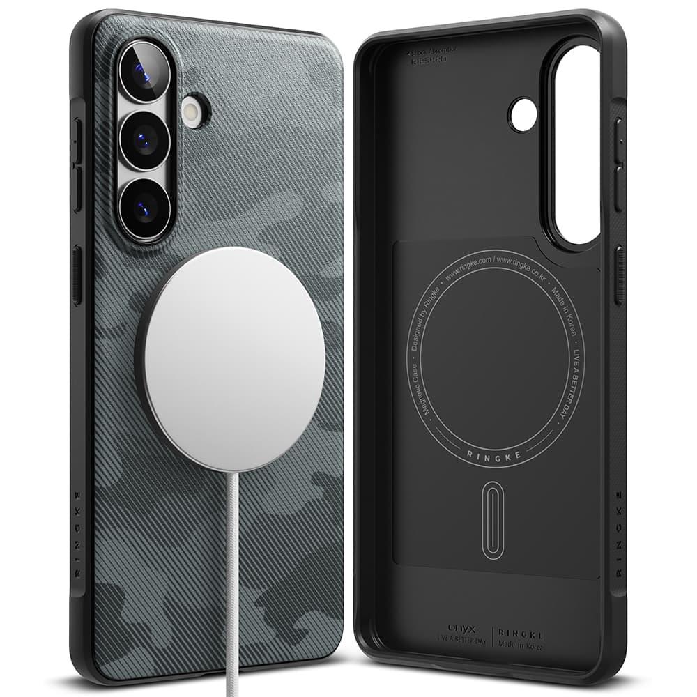 Ringke - Onyx MagSafe - Samsung Galaxy S26 Plus - Maskáčová černá - náhled 1