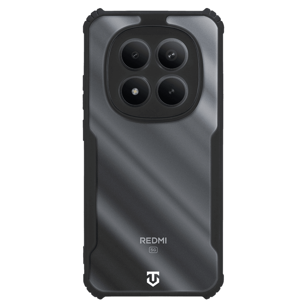 Kryt Tactical Quantum Stealth pro Xiaomi Redmi Note 15 Pro Clear/Black - náhled 1
