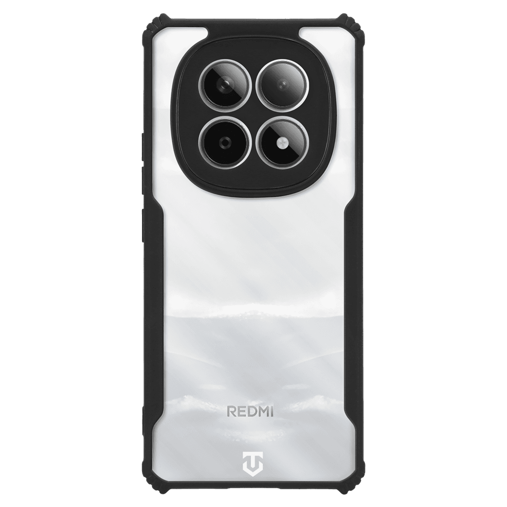 Kryt Tactical Quantum Stealth pro Xiaomi Redmi Note 15 5G Clear/Black - náhled 1