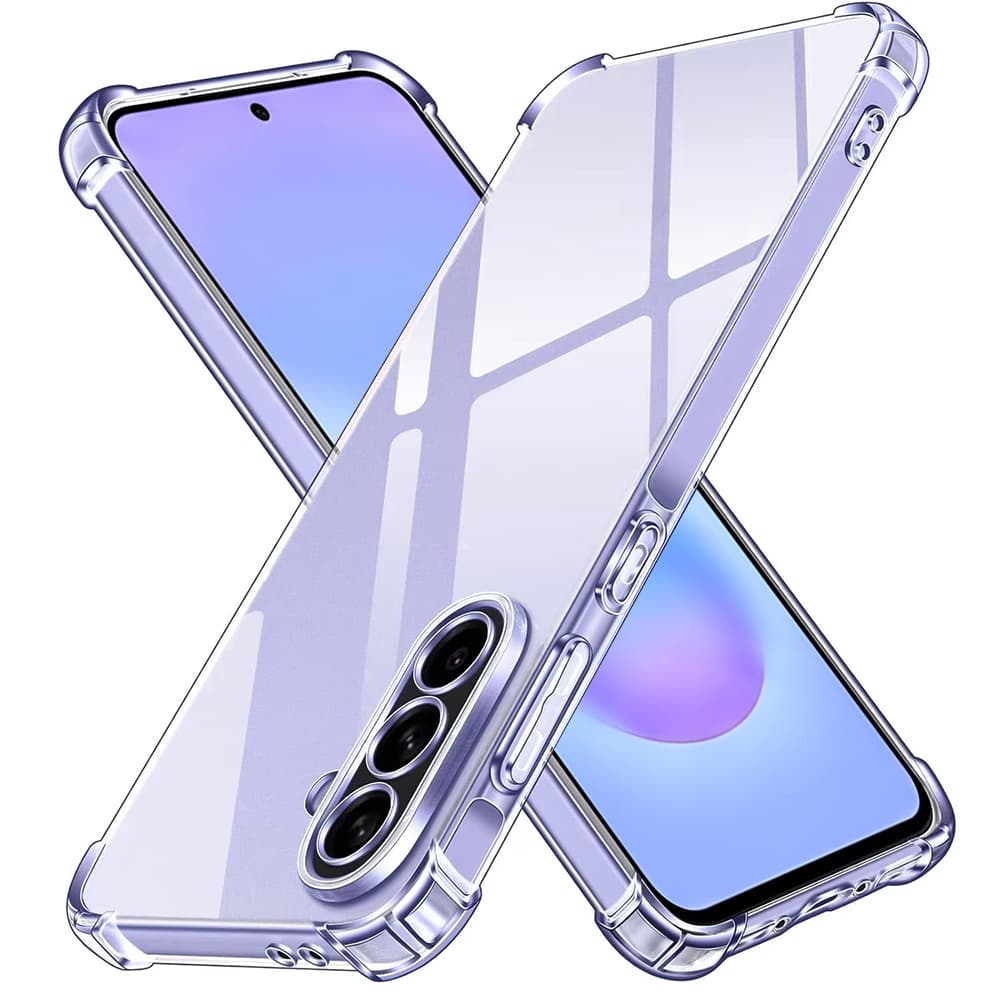 Techsuit - Shockproof Clear Silicone - Samsung Galaxy A57 5G - Čirá - náhled 1