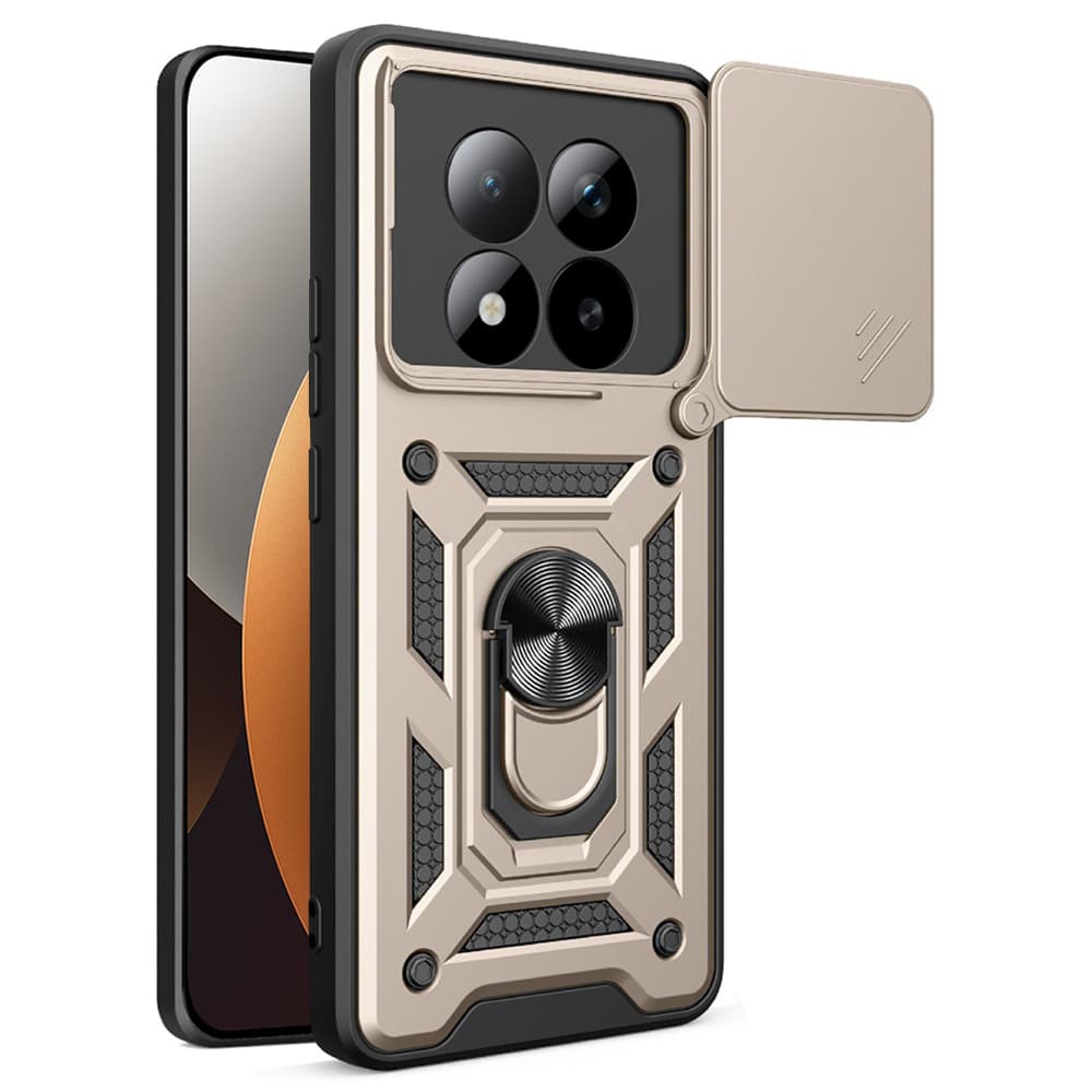 Techsuit - CamShield Series - Xiaomi Redmi Note 15 Pro+ 5G / Poco M8 Pro 5G - Zlatá - náhled 1