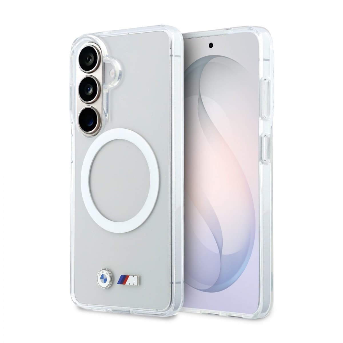 Zadní kryt BMW M IML Metal Logo Magnetic pro Samsung Galaxy S26 průhledný - náhled 1