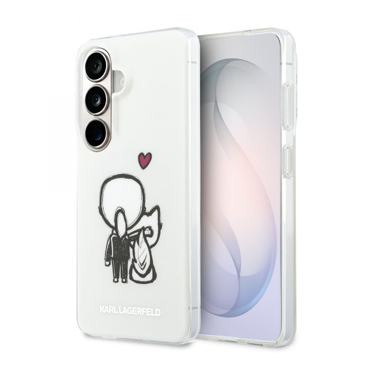 Zadní kryt Karl Lagerfeld IML K&amp;CH Back Logo Magnetic pro Samsung Galaxy S26 průhledný - náhled 1