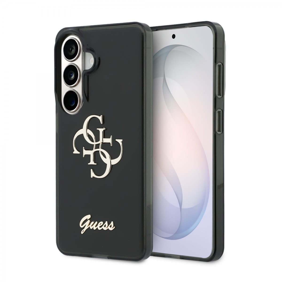 Zadní kryt Guess IML 4G Script Metal Logo pro Samsung Galaxy 26 černý - náhled 1