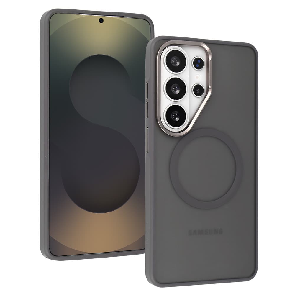 Kryt Liavec Soft Metal Frame pro Samsung Galaxy S26 Ultra šedý