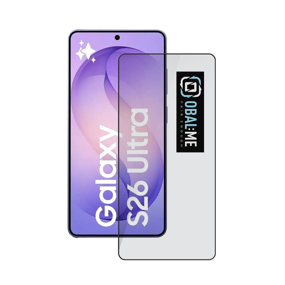 Tvrzené sklo OBAL:ME 5D pro Samsung Galaxy S26 Ultra černé - náhled 1