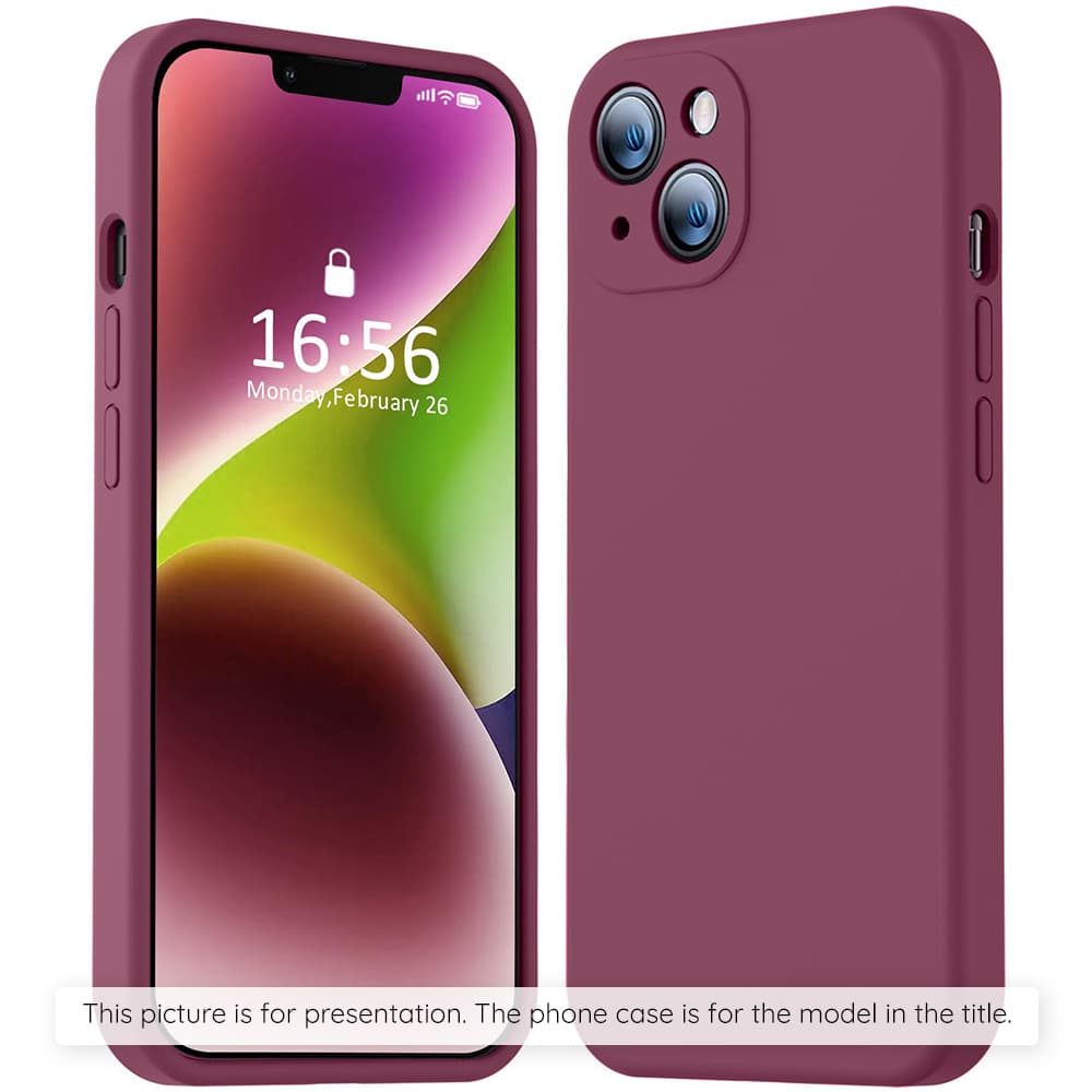 Techsuit - SoftFlex - Xiaomi Redmi Note 15 Pro+ 5G / Poco M8 Pro 5G - Švestkově červená