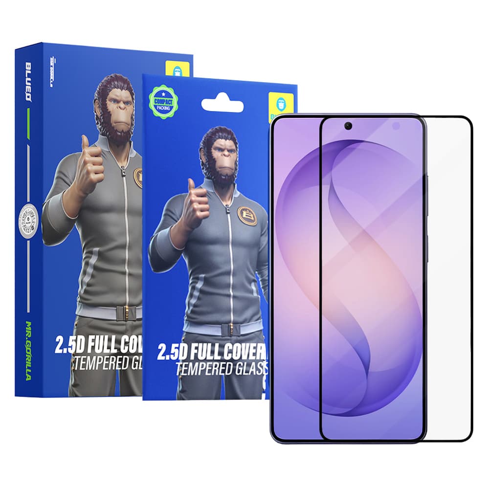 Blueo - 2.5D Silk Full Cover HD Glass (5 pack) - Samsung Galaxy S26 Ultra - Černá - náhled 1