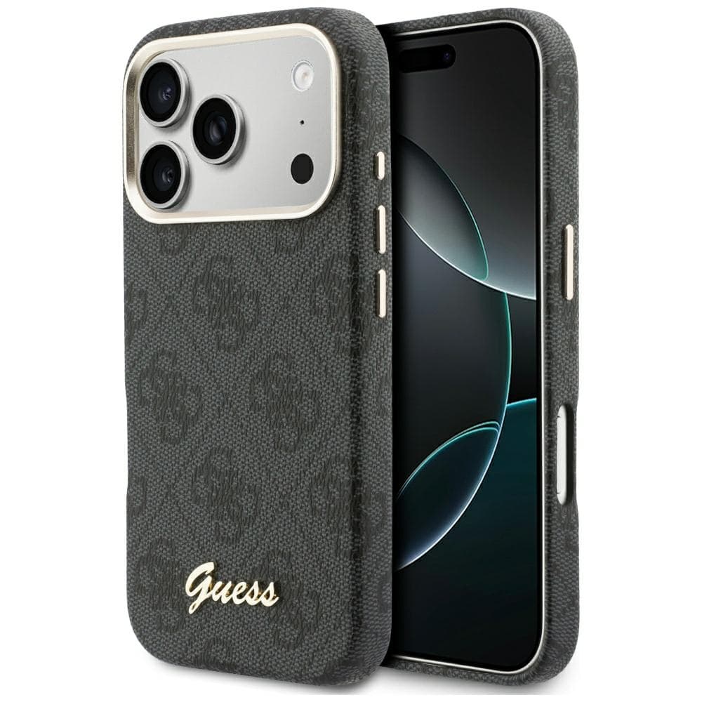 Guess - Kryt 4G Script MagSafe (GUHMP17X5P4FWMSK) - iPhone 17 Pro Max - Černá - náhled 1