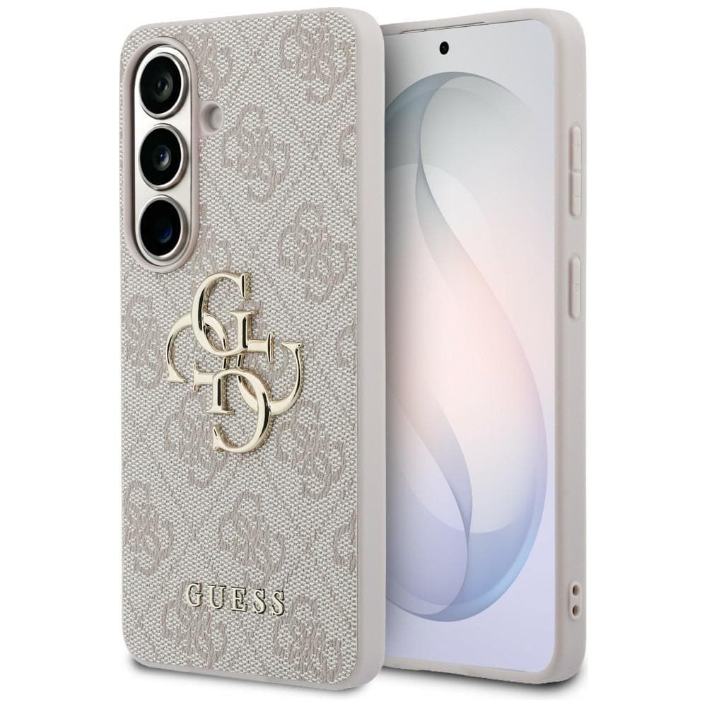 Guess - Pevný kryt 4G Big Metal Logo (GUHCS26M4GMGPI) - Samsung Galaxy S26 Plus - Růžová - náhled 1