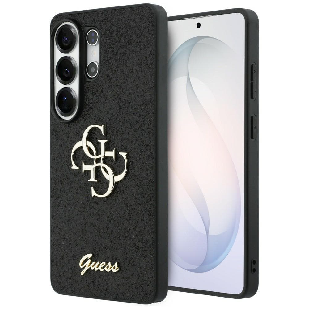 Guess - Pevný kryt Fixed Glitter Big 4G Metal Logo (GUHCS26LHG4SGK) - Samsung Galaxy S26 Ultra - Černá - náhled 1