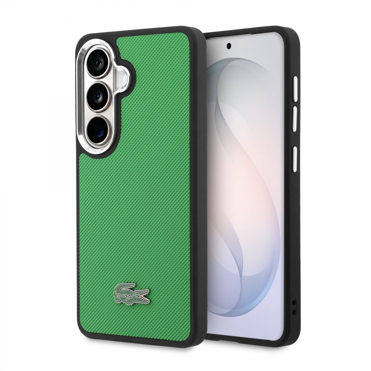 Zadní kryt Lacoste Petit Pique Metal Logo Magnetic pro Samsung Galaxy S26 Estragon zelený - náhled 1