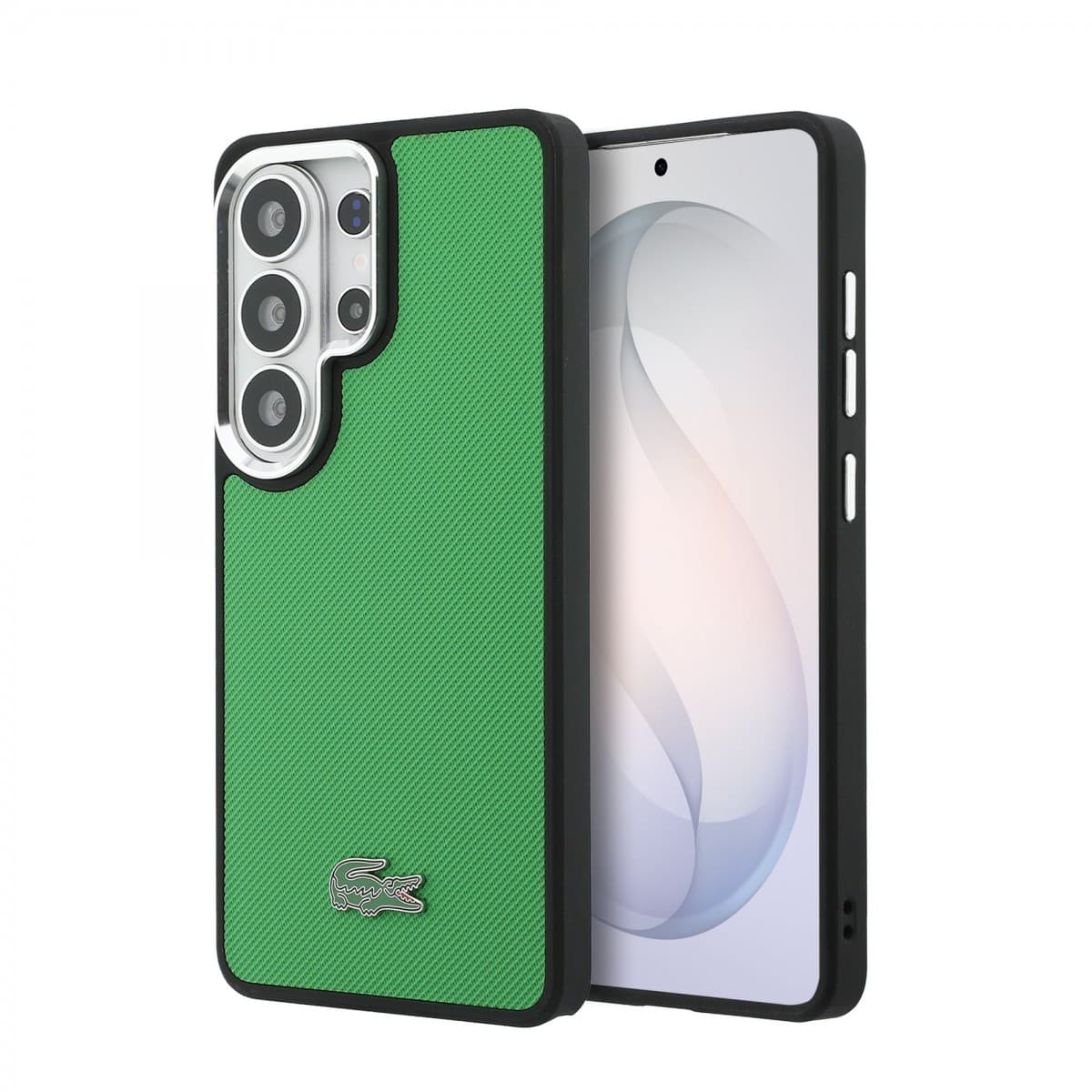 Zadní kryt Lacoste Petit Pique Metal Logo Magnetic pro Samsung Galaxy S26 Ultra Estragon zelený - náhled 1