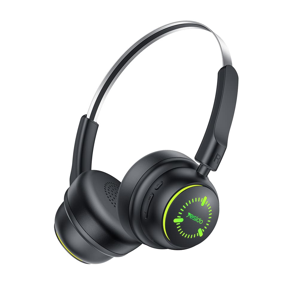 Yesido - Bezdrátová sluchátka (EP15) - pro děti, s Bluetooth, 40mm měniče, 300mAh - Černá - náhled 1