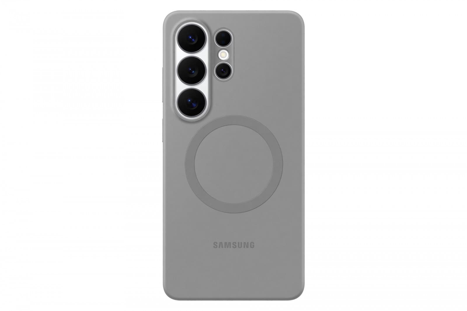 Silikonový magnetický kryt EF-ES948CJE Samsung pro Galaxy S26 Ultra šedý - náhled 1