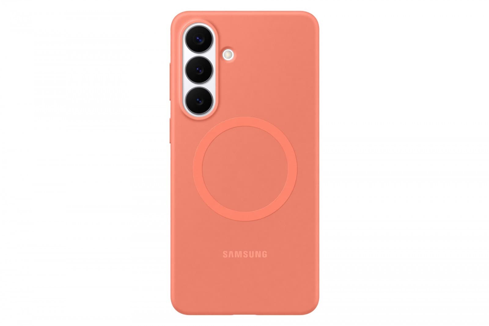 Silikonový magnetický kryt EF-ES947COE Samsung pro Galaxy S26+ Coral Red - náhled 1