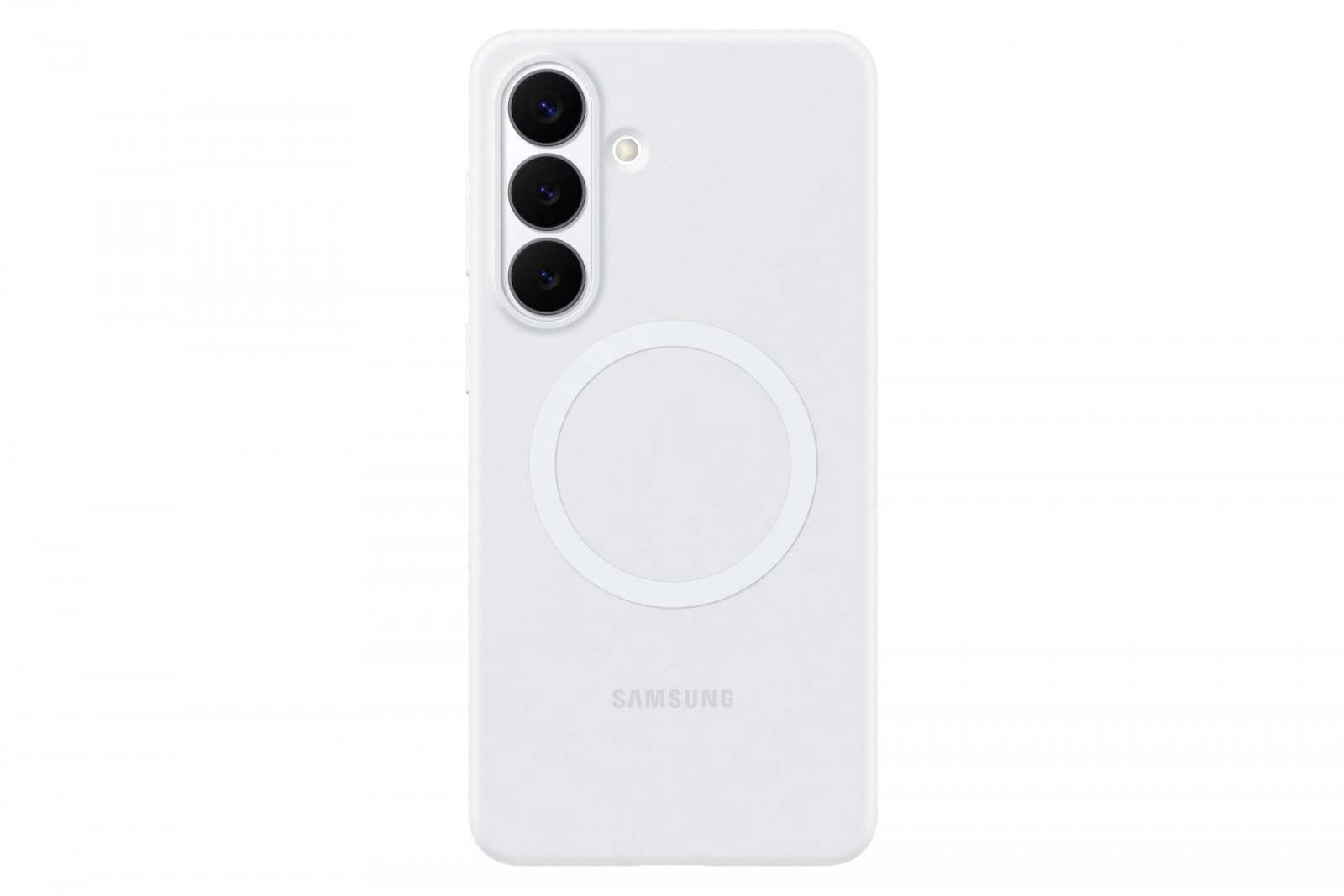 Silikonový magnetický kryt EF-ES947CWE Samsung pro Galaxy S26+ bílý - náhled 1