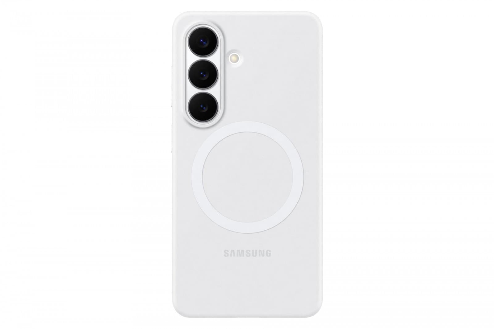 Silikonový magnetický kryt EF-ES942CWE Samsung pro Galaxy S26 bílý - náhled 1