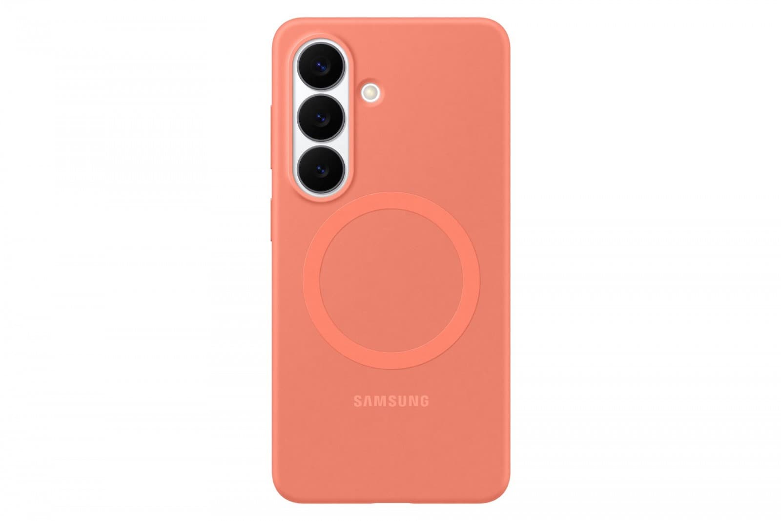 Silikonový magnetický kryt EF-ES942COE Samsung pro Galaxy S26 Coral Red - náhled 1