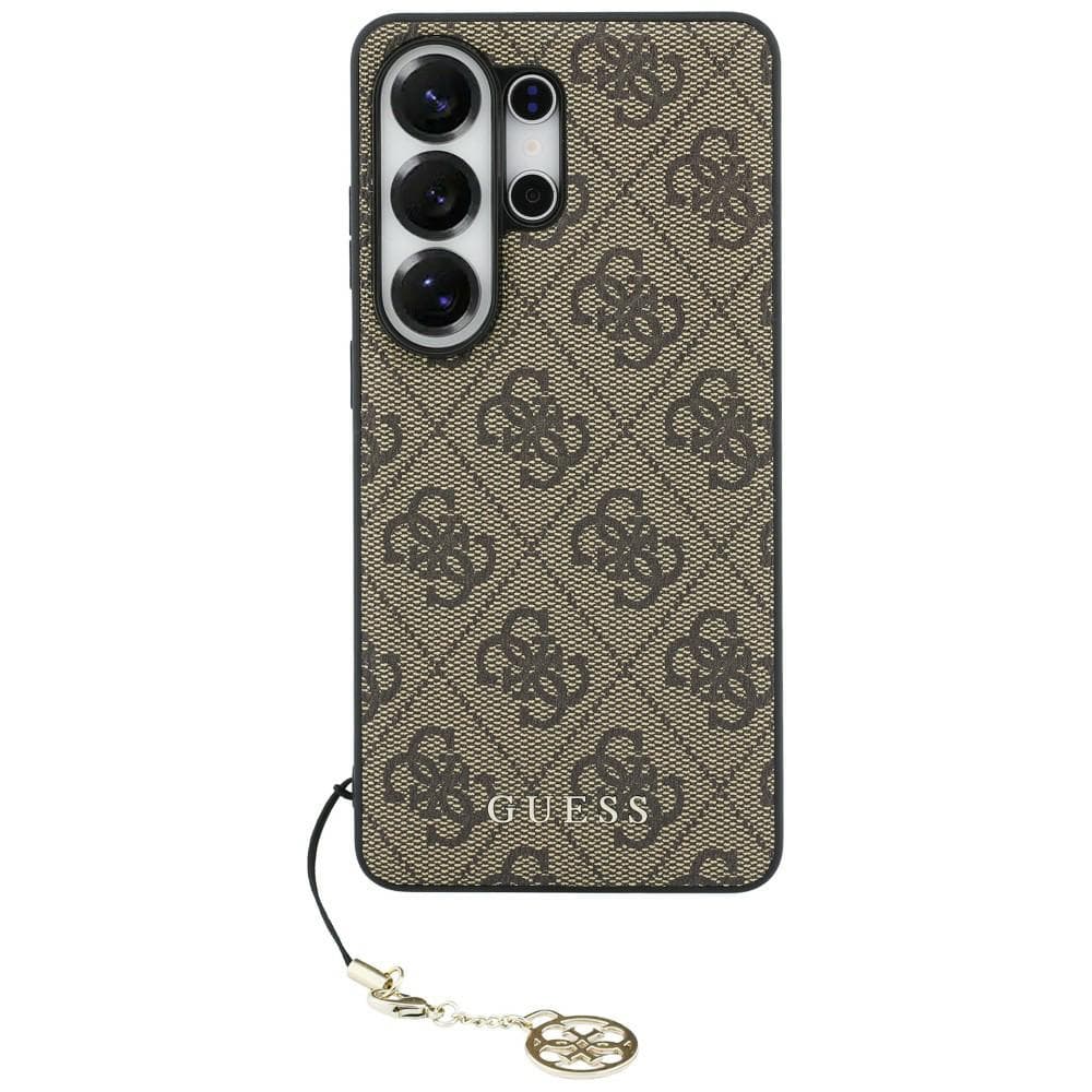Guess - Kryt Hardcase 4G Classic Logo Charm (GUHMS26LGF4GBR) - Samsung Galaxy S26 Ultra - hnědý - náhled 1