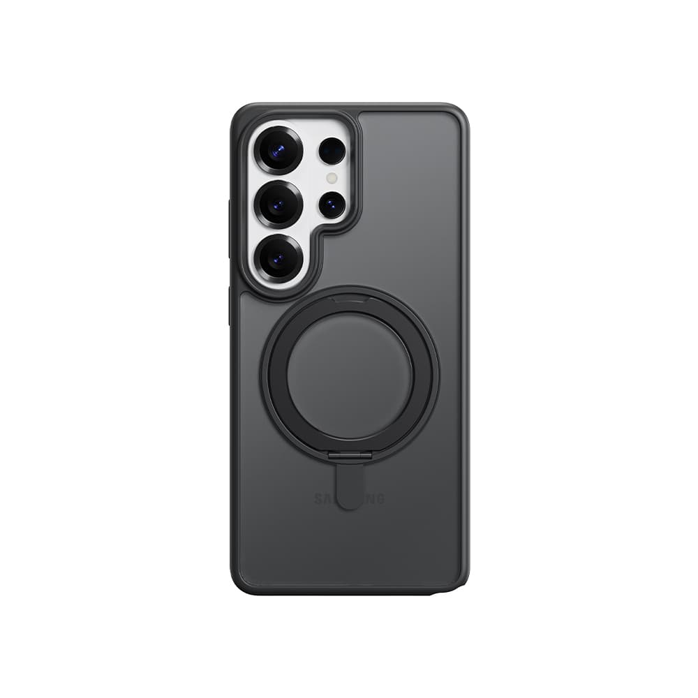 Magnetický kryt s otočným stojánkem Rock Soft Touch Series pro Samsung Galaxy S26 - černý
