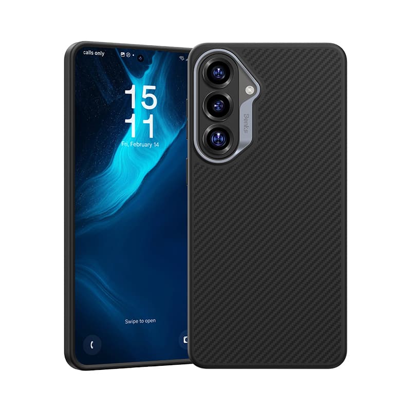 Kryt Benks Magnetic Armor Pro Kevlar s kovovým rámečkem 600D (G048) pro Samsung Galaxy S26 černý - náhled 1