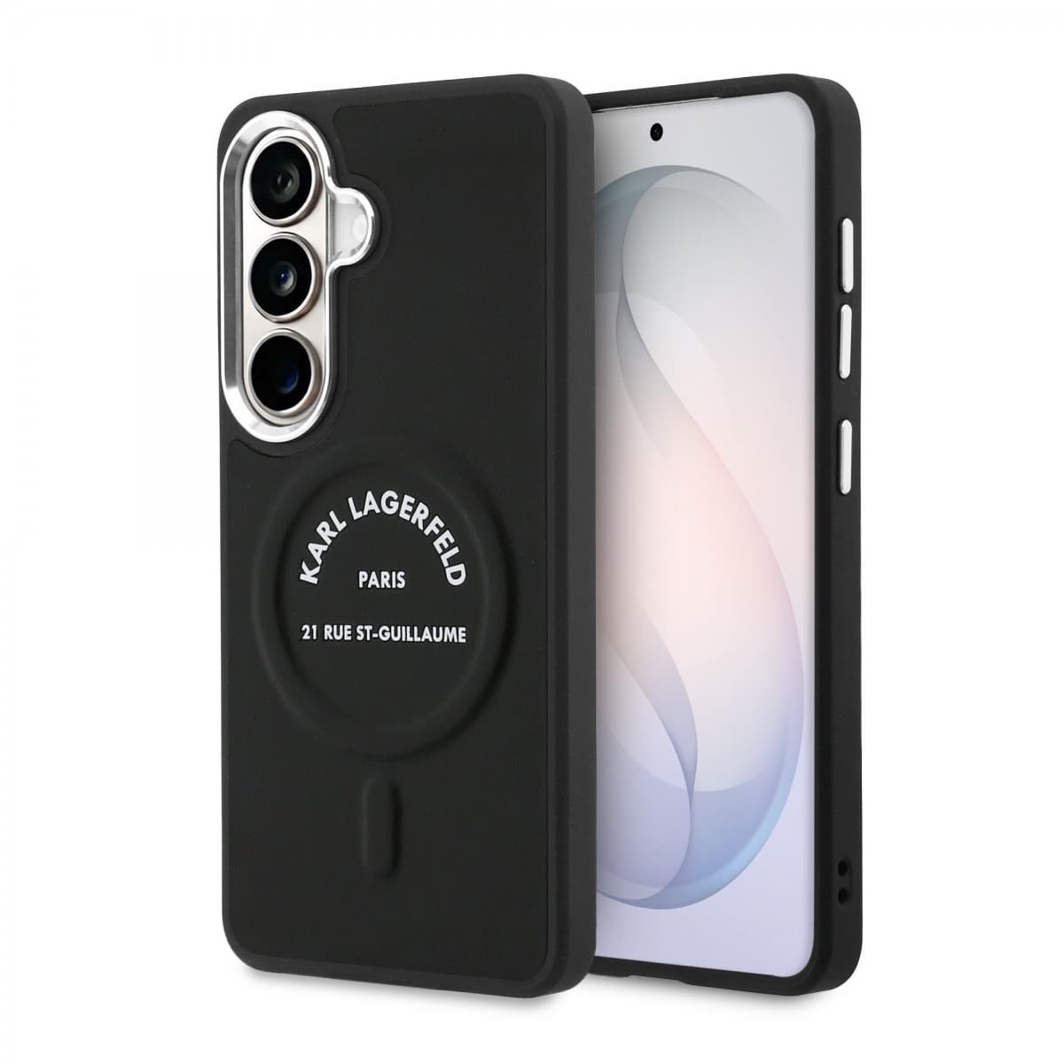 Zadní kryt Karl Lagerfeld PU RSG Logo Magnetic pro Samsung Galaxy S26 černý - náhled 1