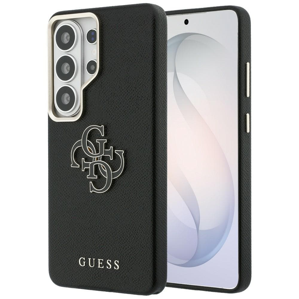 Guess - Grained Big 4G Metal Logo (GUHCS26L5PS4RGGK) - Samsung Galaxy S26 Ultra - Černá - náhled 1