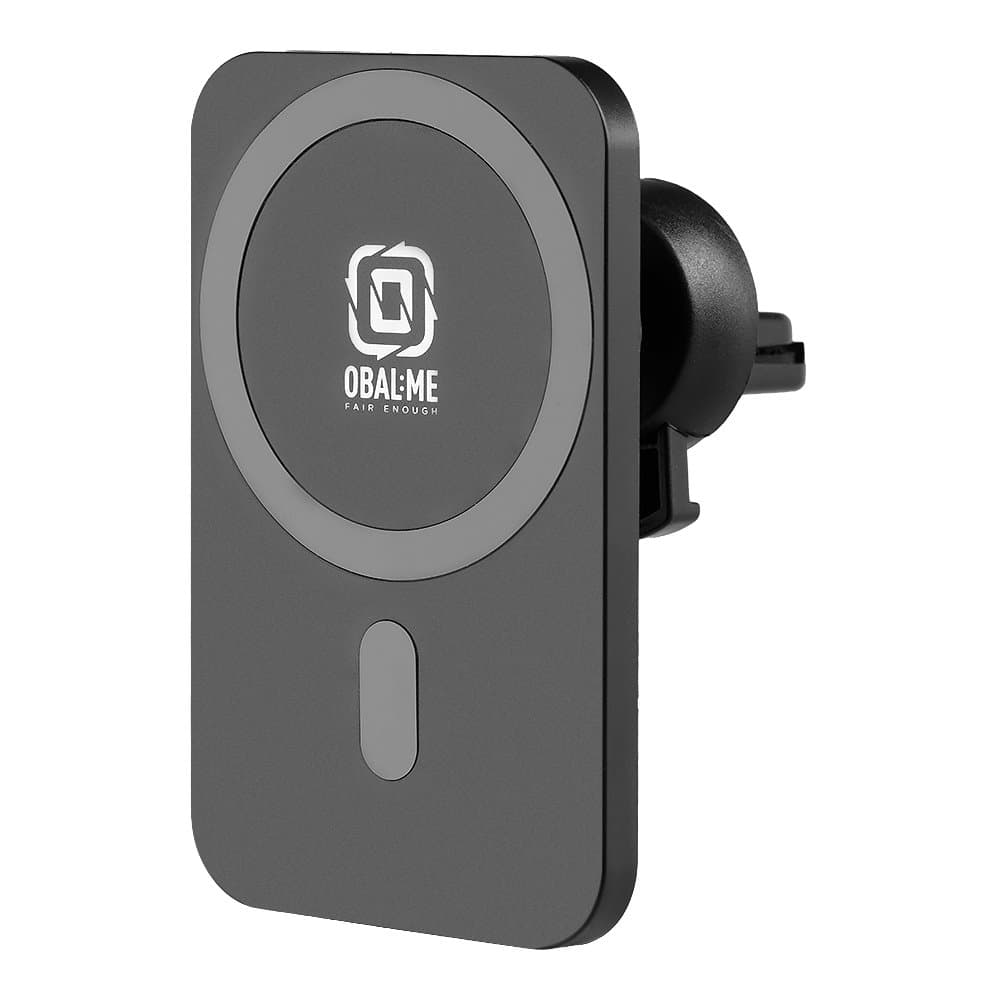 Bezdrátový nabíjecí držák do auta OBAL:ME MagNetix Plate 15W černý - náhled 1