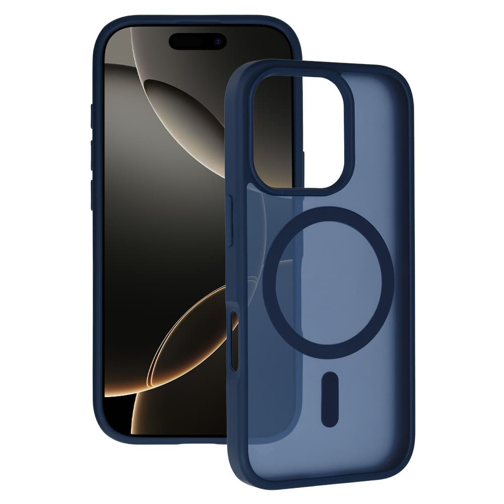 Kryt Tel Protect Aura Matte MagSafe pro iPhone 16 Pro Max tmavě modrý - náhled 1