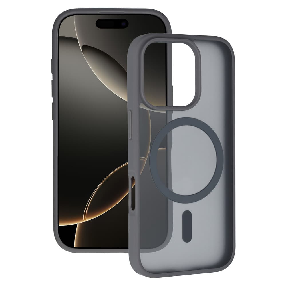 Kryt Tel Protect Aura Matte MagSafe pro iPhone 15 šedý - náhled 1