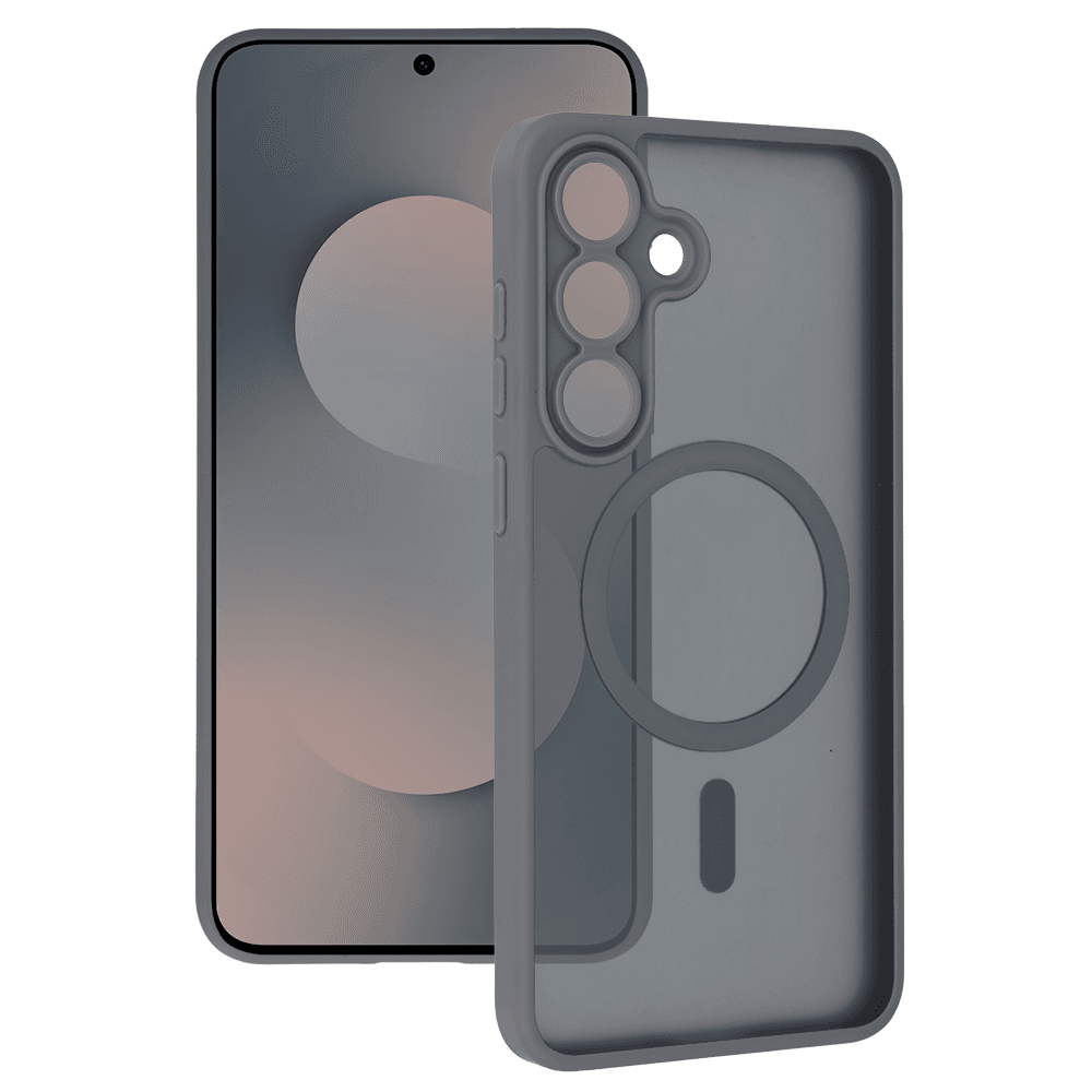 Kryt Tel Protect Aura Matte MagSafe pro Samsung Galaxy S25 FE šedý - náhled 1