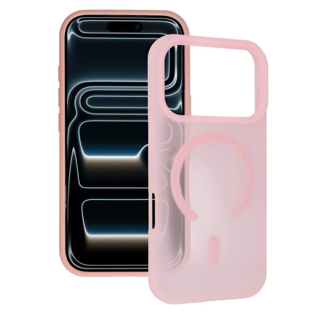 Kryt Tel Protect Mist Matte MagSafe pro iPhone 17 Pro světle růžový - náhled 1