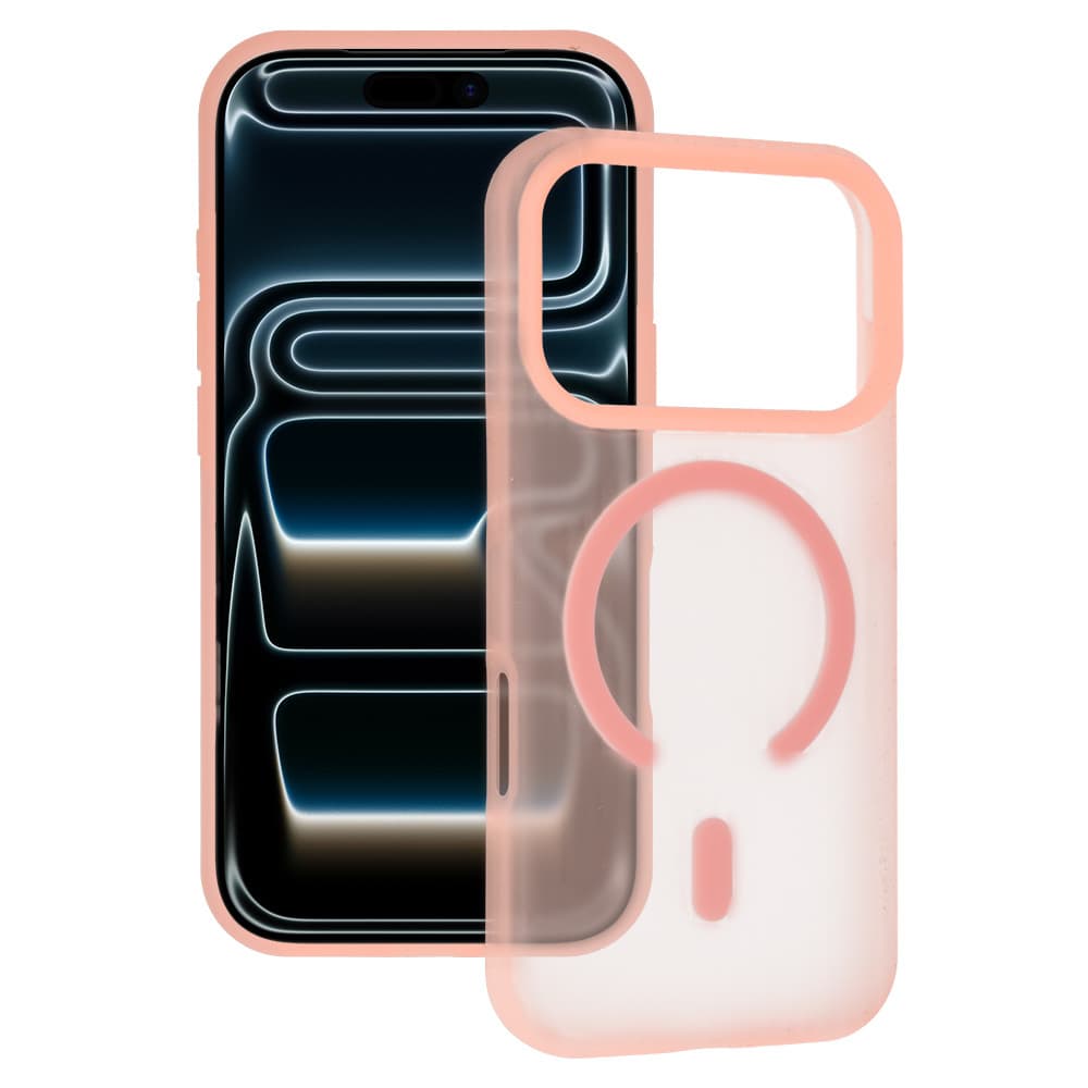Kryt Tel Protect Mist Matte MagSafe pro Apple iPhone 17 Pro Max růžovo oranžový - náhled 1