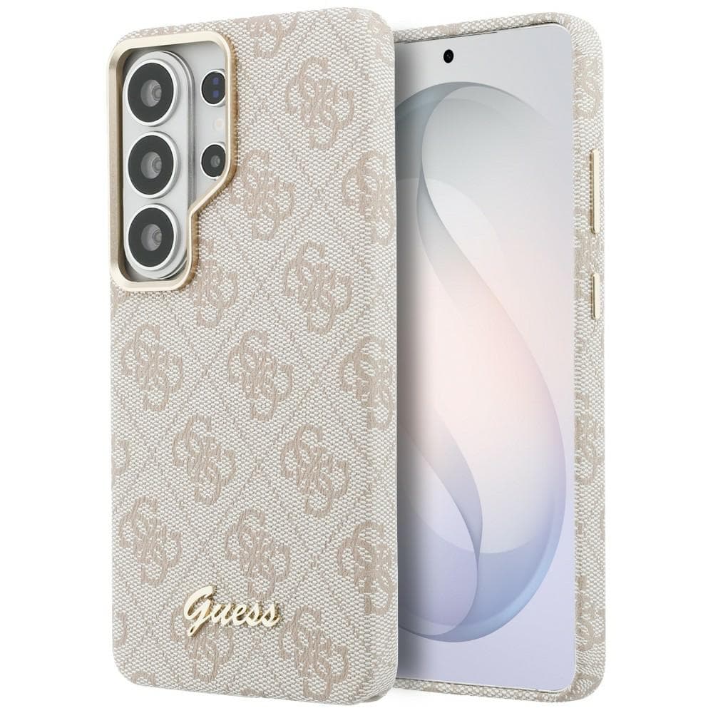 Kryt Guess - 4G Script MagSafe (GUHMS26L5P4FWMSP) - Samsung Galaxy S26 Ultra Růžový - náhled 1
