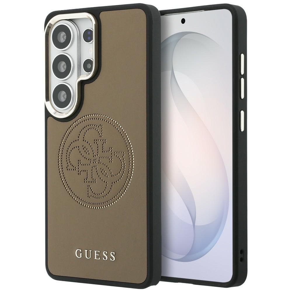 Kryt Guess - Perforated Logo MagSafe (GUHMS26L5PG4SRGW) - Samsung Galaxy S26 Ultra Hnědý - náhled 1