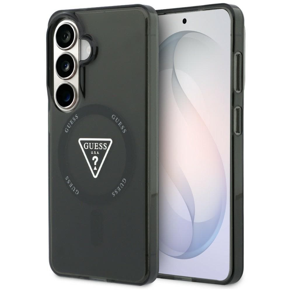 Kryt Guess - IML Gradient Triangle MagSafe (GUHMS26SHGTMLCGK) - Samsung Galaxy S26 Černý - náhled 1