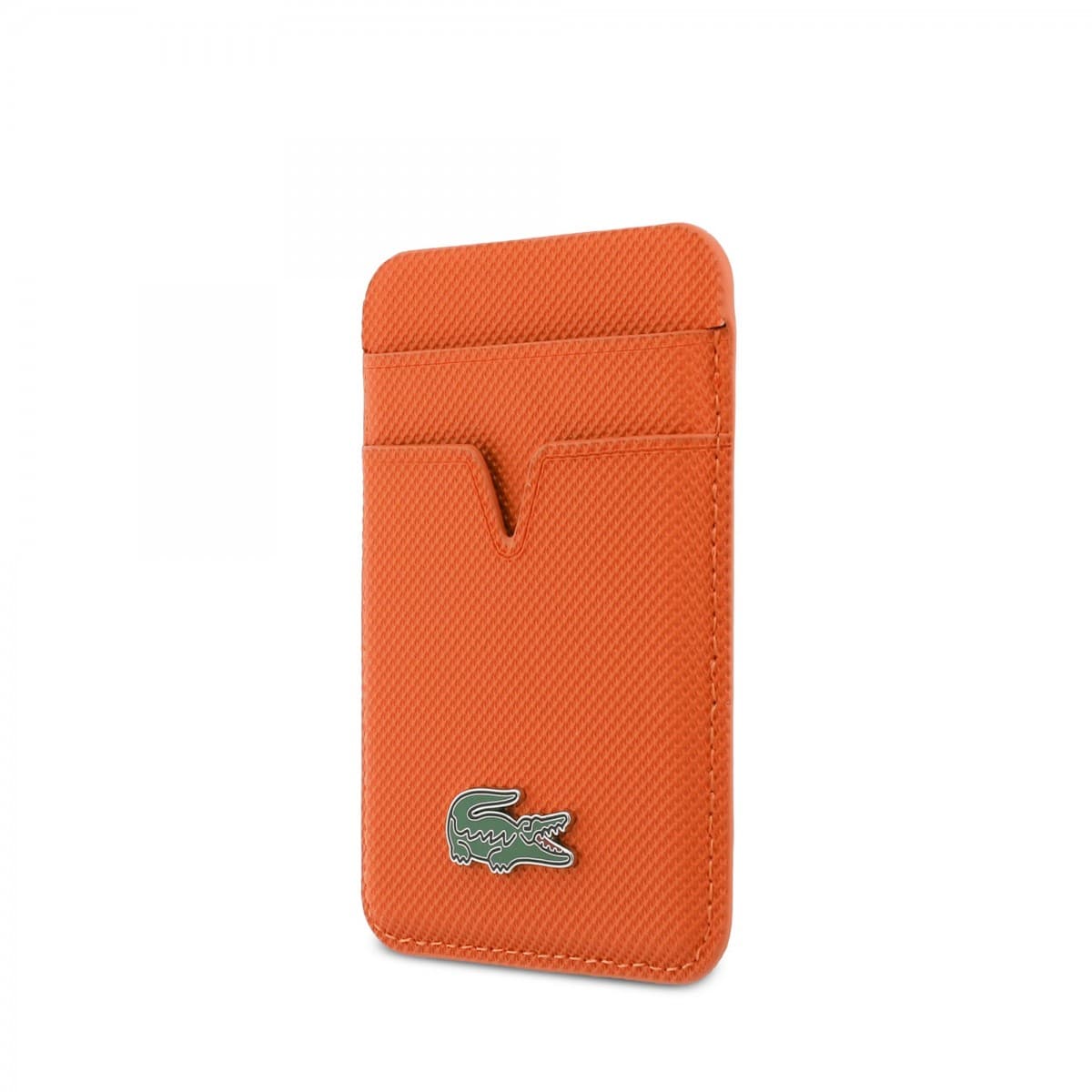 Peněženka Lacoste PU Iconic Petit Pique MagSafe oranžová - náhled 1
