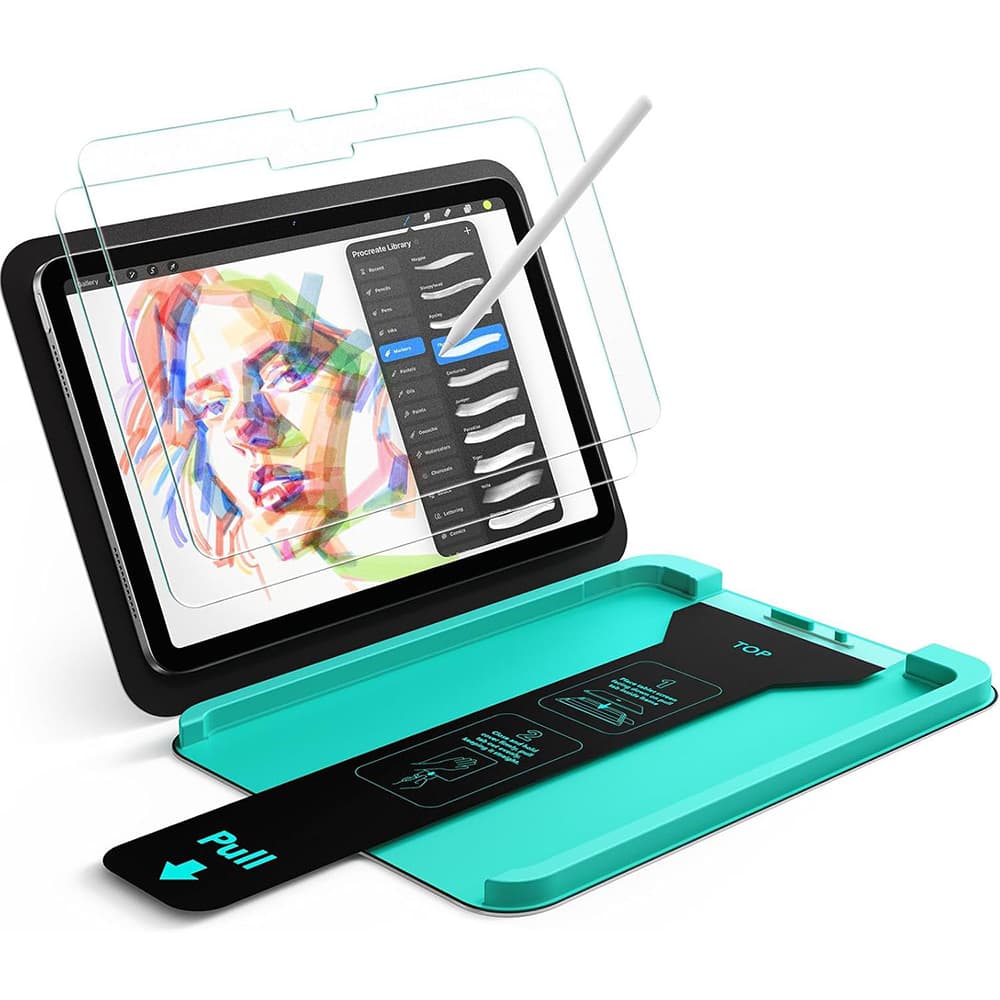 Tvrzené sklo ESR - Armorite Paper-Feel UltraFit Tray - iPad Air 13 (2024/2025/2026) Průhledné - náhled 1