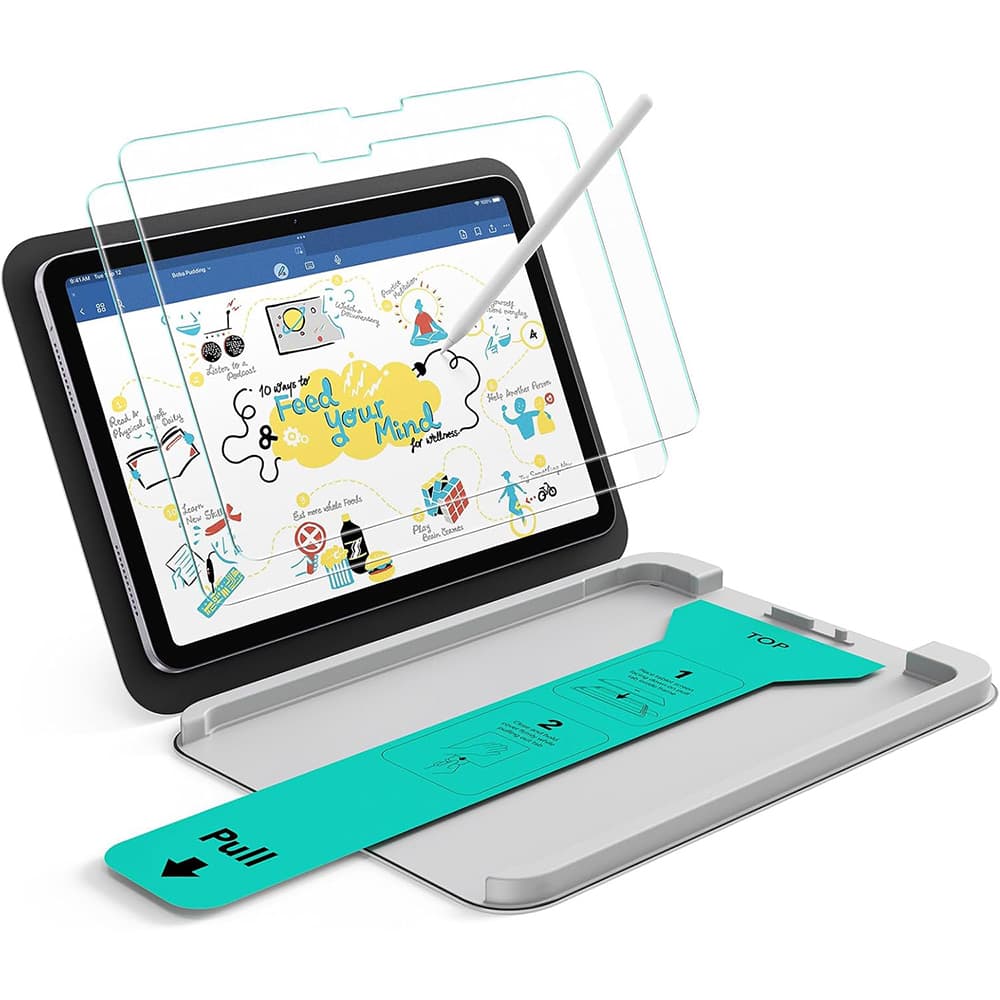 Fólie ESR - Paper-Feel UltraFit Tray (2 pack) - iPad Air 11 (2024/2025/2026) Průhledná - náhled 1