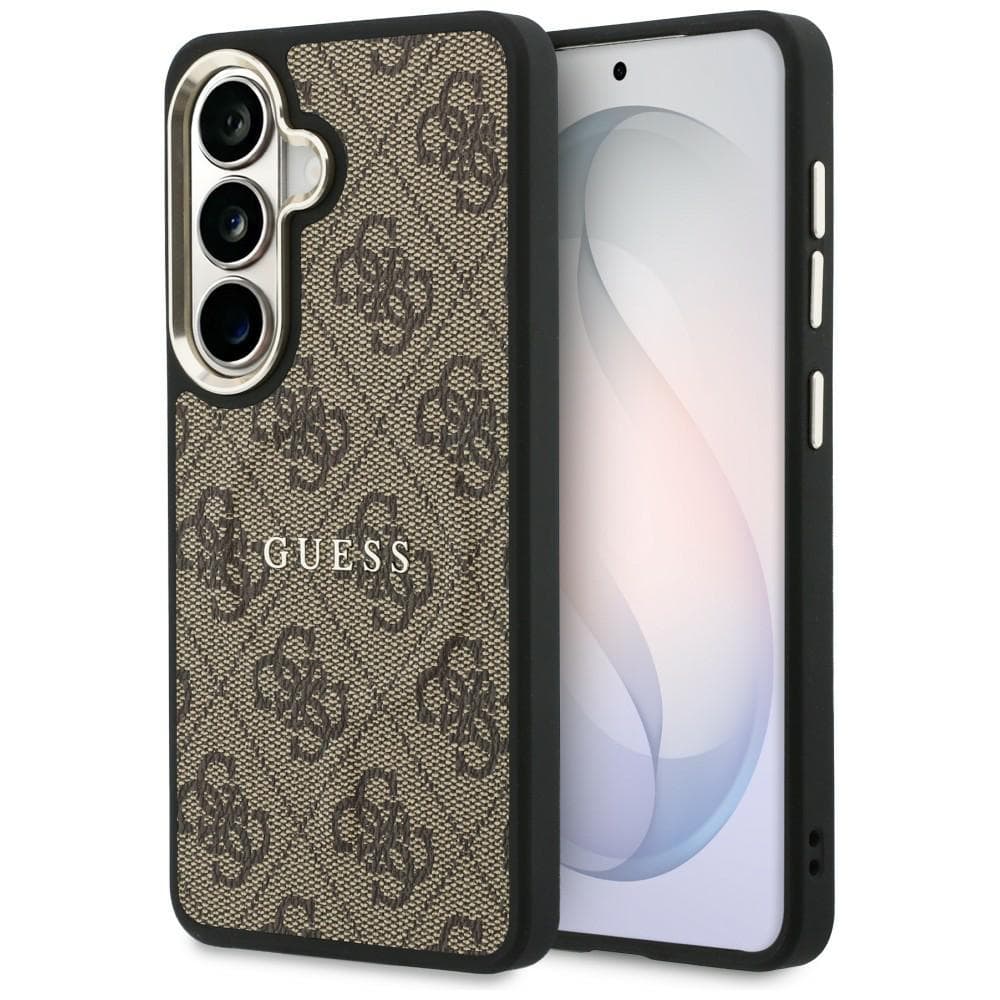 Kryt Guess - 4G Embossed Ring MagSafe (GUHMS26MP4MSEGCW) - Samsung Galaxy S26 Plus Hnědý - náhled 1