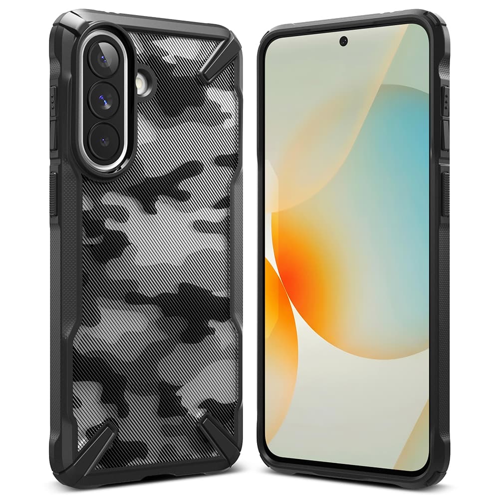 Kryt Ringke - Fusion X - Samsung Galaxy A57 5G Černý maskáčový - náhled 1