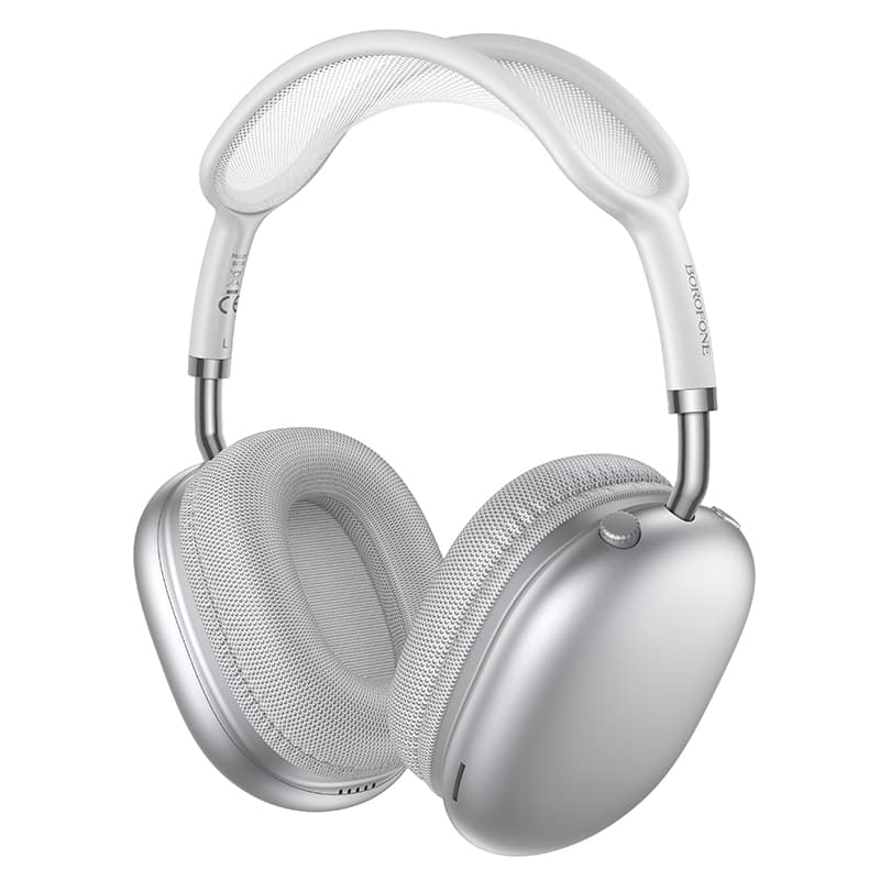 Bluetooth sluchátka Borofone BO36 Tone stříbrná - náhled 1