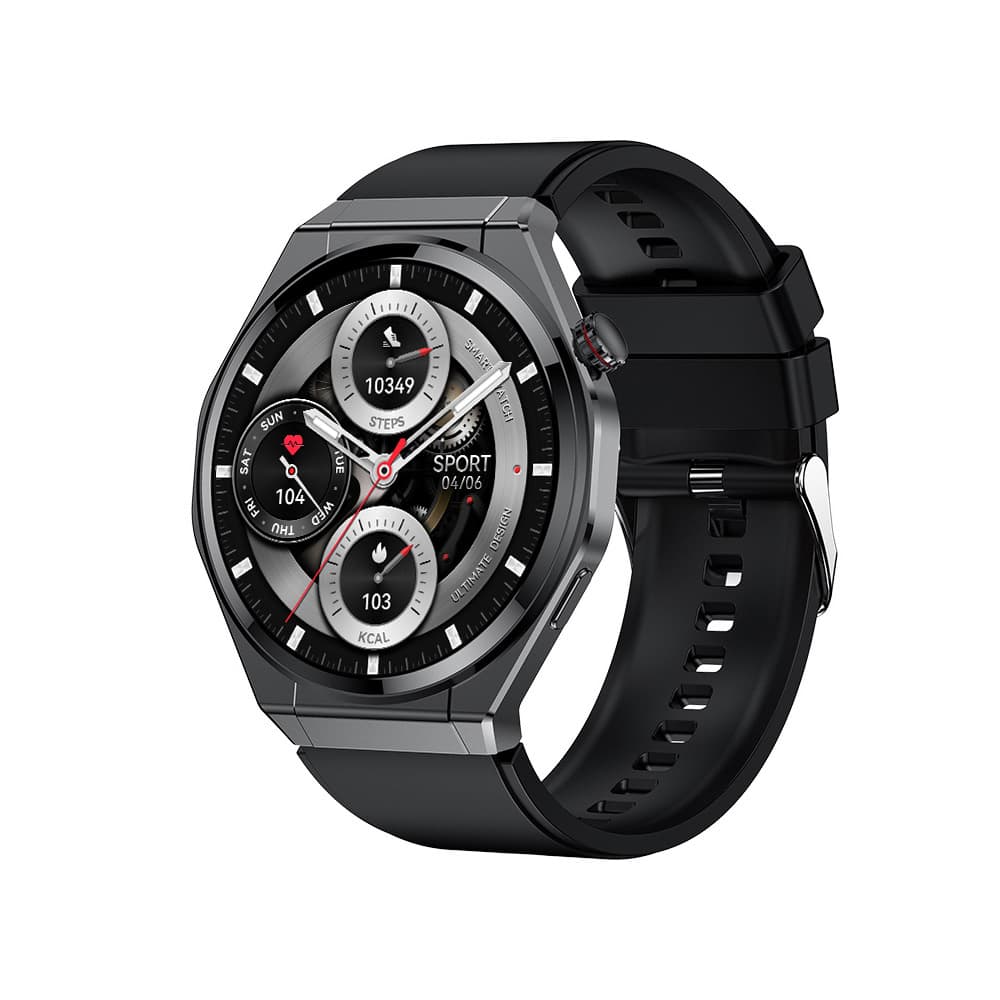 Chytré hodinky Blavec U-02 Kenzo HD AMOLED černé + 1 řemínek