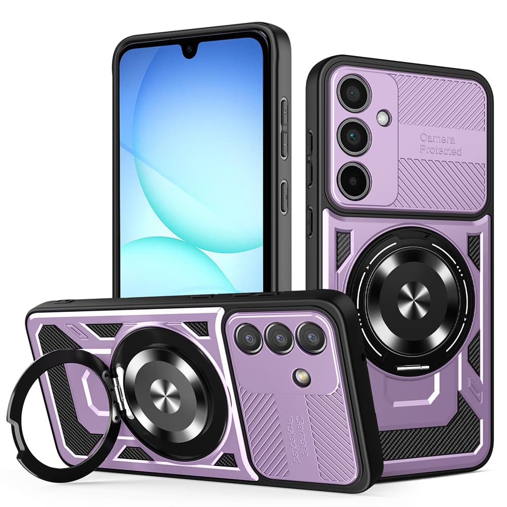 Kryt Techsuit RuggedCam - Samsung Galaxy A37 5G fialový - náhled 1