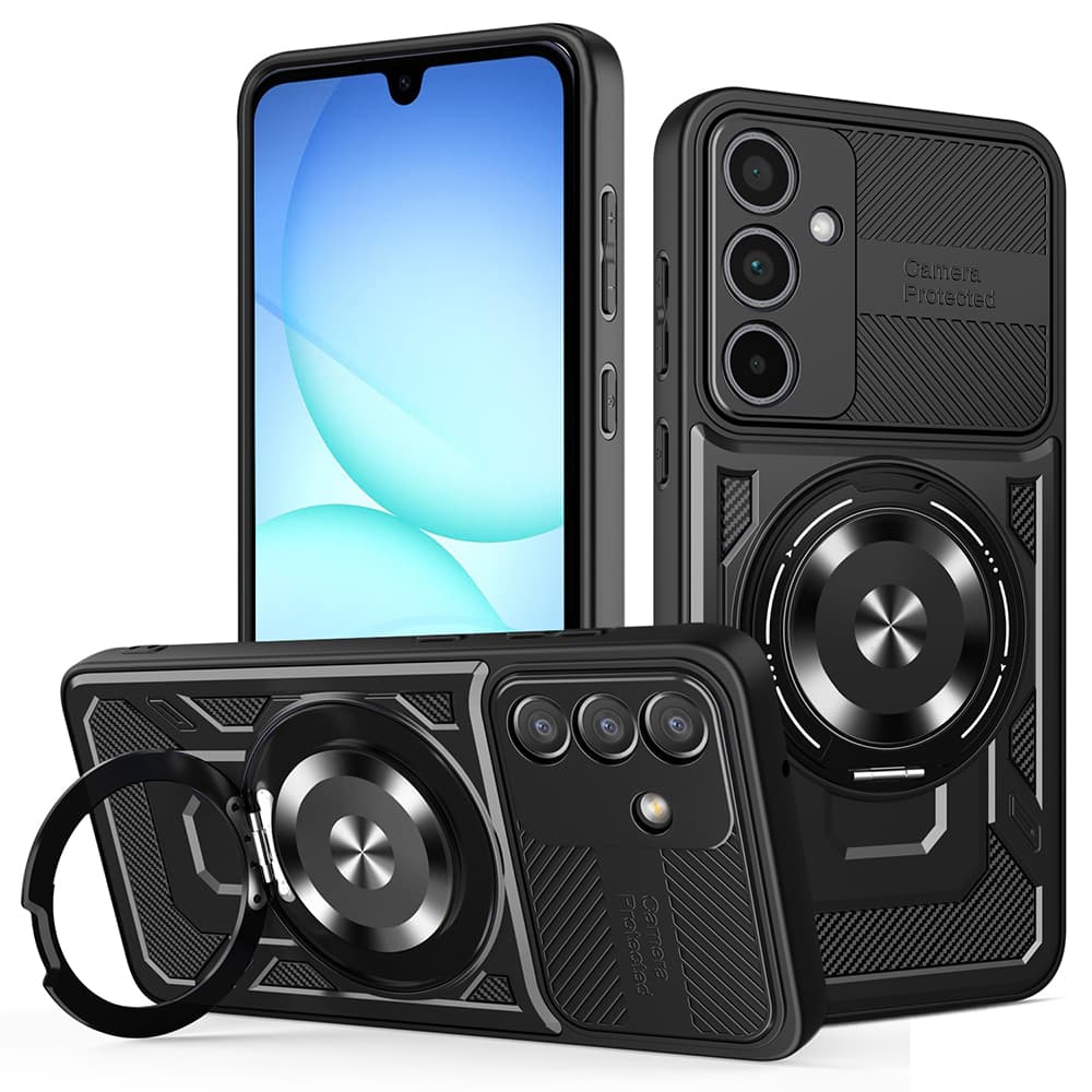 Kryt Techsuit RuggedCam - Samsung Galaxy A57 5G černý - náhled 1