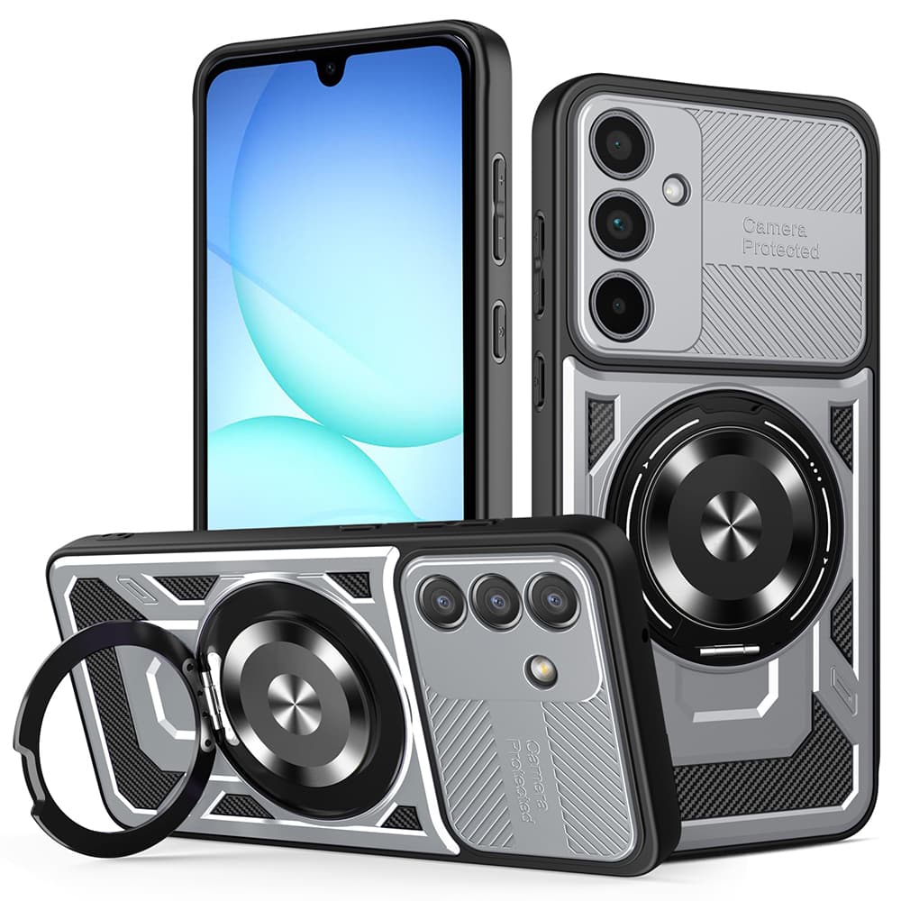 Kryt Techsuit RuggedCam - Samsung Galaxy A57 5G šedý - náhled 1