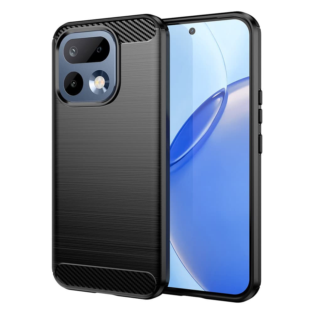 Kryt Techsuit Carbon Silicone - Realme 16 Pro černý - náhled 1