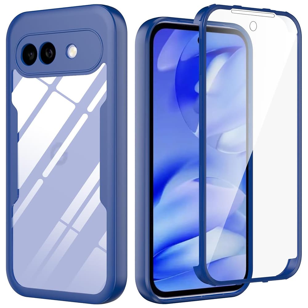 Kryt se sklem Techsuit ColorVerse 360 Series - Google Pixel 10a modrý - náhled 1
