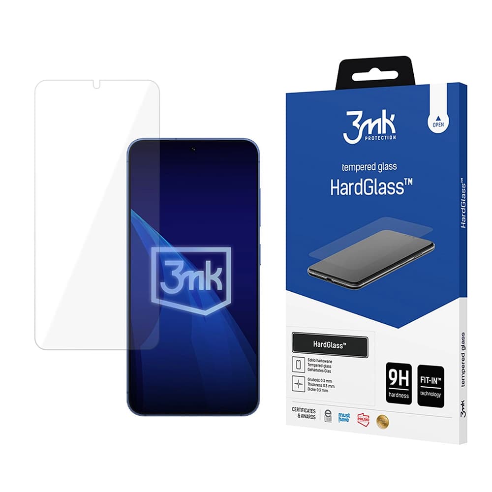 Sklo 3mk HardGlass Screen Protector - Samsung Galaxy S26 čiré - náhled 1
